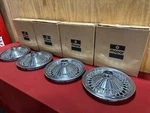 Nos Dodge Plymouth 15" Wire Spoke Hubcaps 3461419 Mopar. Fixed Price $900.00.