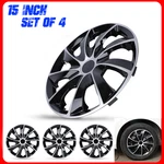 15 Inch Universal Wheel Covers Hubcaps Set Of 4 Snap-on Fit Cars Trucks Suvs. Fixed Price $64.18.