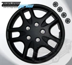 15" Matte Black Hubcap Wheel Rim Covers 4PC, Style Code 523 Inches. Fixed Price $46.58.