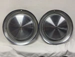 Pair 1974 1975 1976 Oldsmobile Delta 88 98 Cutlass Hubcap Wheel Cover 15". Fixed Price $45.99.