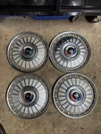 Used Oem Set Of 4 Hubcap Wheel Covers 1962 Ford Galaxie. Fixed Price $110.64.
