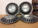 Vintage 1970 Mercury Colony Park Marquis 15" Hubcap 24 Rib Set. Fixed Price $134.99.
