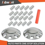 Labwork Chrome Front Axle Cover Hub Cap Thread-on 33MM Lug Nuts For Semi Truck. Fixed Price $45.93.