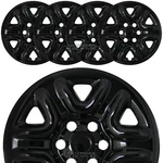 Set 4 Fit 2022-2026 Toyota Tundra 18" Black Wheel Skins Hub Caps Rim Covers. Fixed Price $99.99.