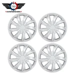 4 X 16 Inch Silver Wheel Hub Caps Snap On For All Makes Models Cover Kit. Fixed Price $41.75.