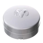 One New Mopar Dodge Ram 3500 Dually 17X6" Rear Wheel Center Cap Satin Silver. Fixed Price $199.88.