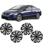 Set Of 4 15"CAR Snap Hub Caps Wheel Rim Full Covers For 2010-2015 Honda Civic. Fixed Price $69.30.