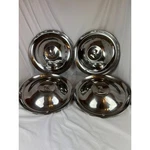 1951 1954 Desoto 15" Chrome Wheel Covers Hubcaps Set Of Vintage. Fixed Price $199.99.