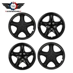 Pcs Inch Wheel Hub Caps Black Snap On For R14 Tire & Rim Covers Kit. Fixed Price $35.28.