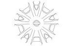 Genuine Nissan Wheel Cover 40315-JN00B. Fixed Price $103.57.