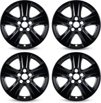 Imposter Set Of Gloss Black 17" Abs Wheel Skins For Toyota RAV4 2019-2025. Fixed Price $50.00.