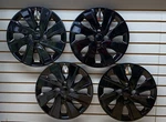 New 2018-2020 Kia Rio 15" Bolt-on Black Hubcaps Wheelcovers Set. Fixed Price $90.98.