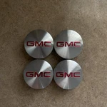 Oem Gmc Wheel Center Caps Set 4 Brushed Aluminum Red Logo 19301601 Sierra Yukon. Fixed Price $39.99.