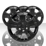 18" Black Wheel Skin Hub Caps Alloy Rim Full Covers For 2014-2019 Silverado 1500. Fixed Price $107.99.