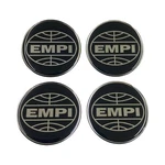 9664 Empi X4 Epoxy Logo Black/silver Wheel Cap Sticker Vw Buggy Ghia Bus T3. Fixed Price $29.99.