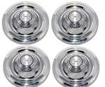 Chevrolet Corvette Camaro Chevelle Rally Wheel Flat Disc Brakes Center Cap Set. Fixed Price $149.94.