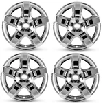 New Set Of 4 17" Chrome Wheel Cover Hubcap 2008-2012 For Chevrolet Malibu. Fixed Price $110.99.