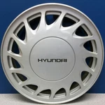 One 1990 Hyundai Excel # 55506 13" 15 Spoke Hubcap / Wheel Cover Oem 5296024220. Fixed Price $14.99.