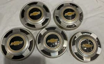 Vtg (5) 1973-80 Chevy 3/4 Ton Truck Hubcaps Dog Dish 11" Chevrolet. Fixed Price $149.99.