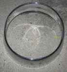 Sunbeam Tiger / Alpine Headlight Rim Retaining Ring Fender Bezel Rivets Chromed. Fixed Price $180.00.