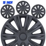 15" Set Of 4 Wheel Covers Snap On Full Hub Caps Fit For R15 Tire & Steel Rim. Fixed Price $39.99.