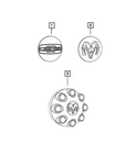 Genuine Mopar Wheel Center Cap 4726368AA. Fixed Price $73.37.