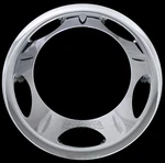 Front 2011-2026 Silverado 3500 Chrome 17" Dually Wheel Simulators Rim Liners. Fixed Price $69.99.