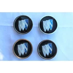 Oem Buick Tri Shield Wheel Center Caps Set Of 4 Chrome Black Driver Quality. Fixed Price $39.99.