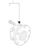 Genuine Mazda Wheel Bearing And Hub Assembly BDWP-26-15X. Fixed Price $123.10.