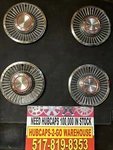 1958 Ford Ranchero Thunderbird 14 Full Hubcaps Convertible Beautiful Oem SET4. Fixed Price $110.00.