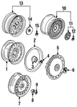 Genuine Bmw Hub Cap 36-13-1-127-230. Fixed Price $26.76.