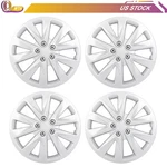 (4) 15" Wheel Hub Caps Silver For R15 Tires Rim All Makes Models Cover Kit. Fixed Price $37.21.