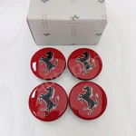 Red Wheel Center Cap Set Compatible With Ferrari 458 488 F8 F12 812 296 Roma. Fixed Price $200.00.