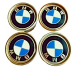 Set Of 4 Bmw 3 & 5 Series Oem Center Wheel Hub Cap Cup Rim Cover Chrome Od Ss. Fixed Price $59.20.