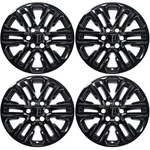 Chrome Delete Gloss Black 20" Wheel Skins Overlay For 21-24 Gmc Yukon. Fixed Price $176.99.