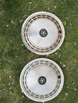 Two 1983-1985 Chrysler Dodge Aries Plymouth Reliant 13" Hubcap Wheel Cover. Fixed Price $18.99.