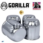 Set 4 Gorilla Universal Chrome Push Thru Lug Wheel Center Cap 3.25" Od Steel. Fixed Price $41.84.
