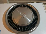 Vintage Polished Metal 16" Cadillac Deville Fleetwood Wheelcover Hubcap. Fixed Price $25.00.