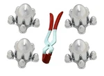 Chrome Spider Bullet Center Wheel Hub Caps Lug X 4.50 Ford Bolt Pattern & Tool. Fixed Price $224.95.