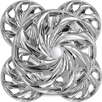 Pack 14" Chrome Covers Snap On Hub Caps For R14 Tire+steel Wheels. Fixed Price $40.99.