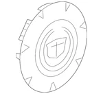 Genuine Gm Hub Cap 09595473. Fixed Price $59.80.