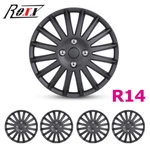 14" Set Of Wheel Hub Caps Cover Replacement Fit R14 Universal Black. Fixed Price $40.99.