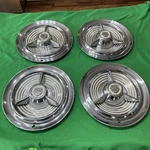 1953 54 55 56 Oldsmobile Caps Original 15" Fiesta Spinner. Fixed Price $400.00.
