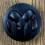 1/2" Dodge Ram 1500 Satin Black Center Cap #1LB72RXFAB Single. Fixed Price $13.99.