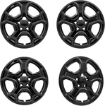 New Wheel Covers Hubcaps Fits 2017-2019 Ford Escape S; Inch; 5 Spoke; Black. Fixed Price $89.95.