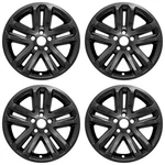 4 Black 18" Alloy Wheel Skins Full Covers Hub Caps 2011-2017 Ford Explorer. Fixed Price $86.95.