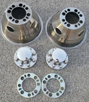(new) Phoenix Hub Cover Wheel Simulator Under Lug Rings Chrome Bundle. Fixed Price $199.97.