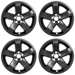 18" Black Wheel Skins Hub Caps Full Covers For 2009-2014 Dodge Challenger. Fixed Price $88.99.